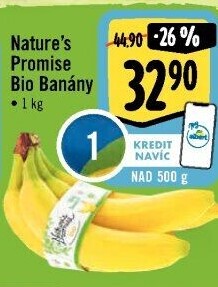 Banány bio Nature'