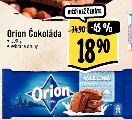 Čokoláda Orion