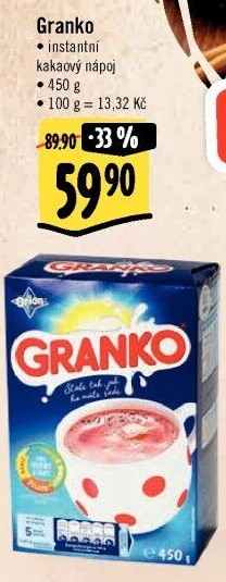 Instantní kakao Granko