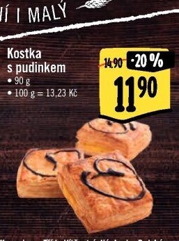 Kostka s pudinkem