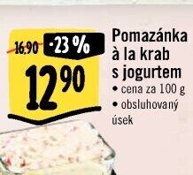 Pomazánka a la krab s jogurtem