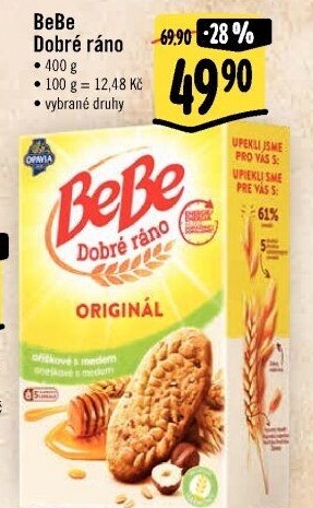 Sušenky BeBe Dobré ráno Opavia