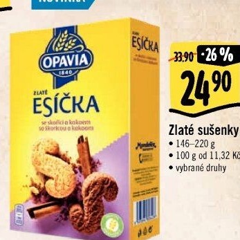 Sušenky Zlaté Opavia - boxy