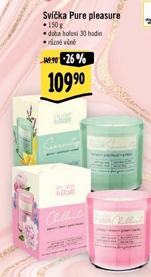 Svíčky ve skle Bartek Candles