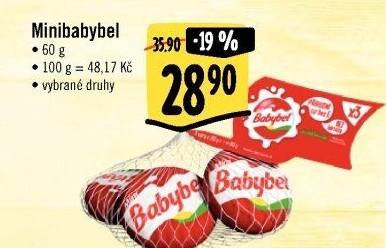 Sýr Mini Babybel Veselá kráva