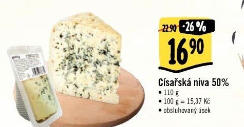 Sýr Niva císařská 50% Madeta