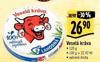 Sýr tavený Veselá kráva