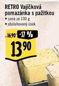 Vajíčková pomazánka s pažitkou Retro Albert