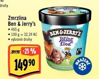 Zmrzlina v kelímku Ben&amp