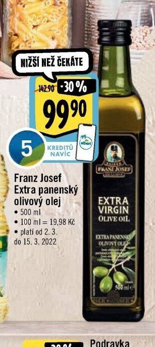 Franz Josef Extra panenský olivový olej