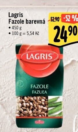 Lagris Fazole barevná