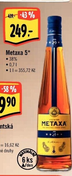 Brandy 5* Metaxa
