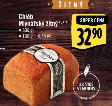 Chléb Mlynářský žitný Albert