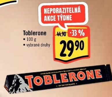Čokoláda Toblerone