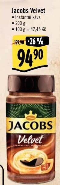 Instantní káva Jacobs Velvet