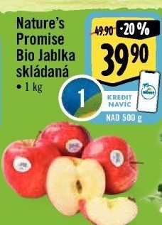 Jablka bio Nature'