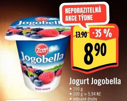Jogurt Jogobella Zott