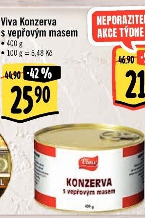 Konzerva masová Viva Carne