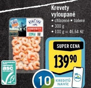 Krevety loupané Albert