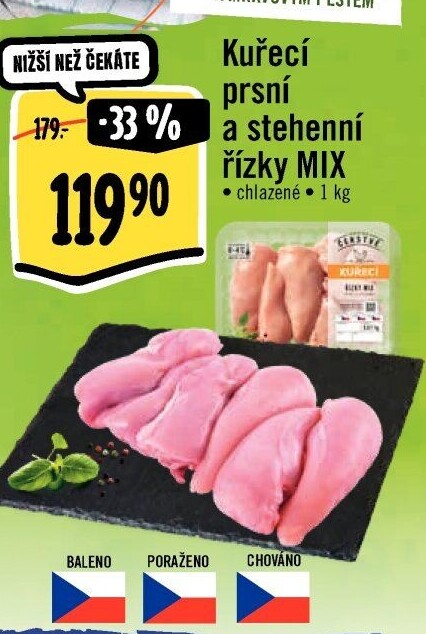 Kuřecí řízky mix Albert