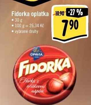 Oplatky Fidorka Opavia
