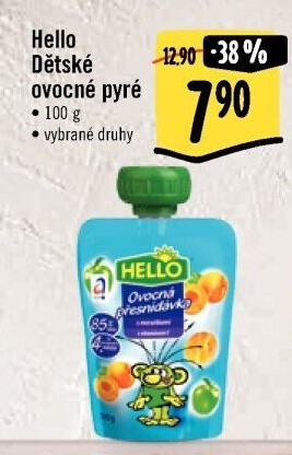 Ovocná kapsička Hello