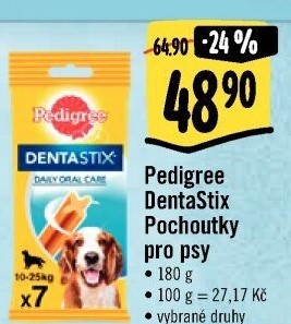 Pamlsky pro psy Denta Stix Pedigree