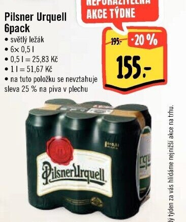 Pivo Pilsner Urquell