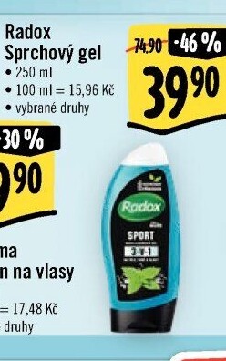 Sprchový gel Radox