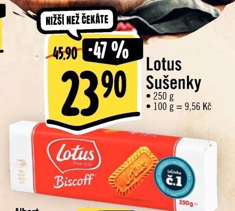 Sušenky Biscoff Lotus