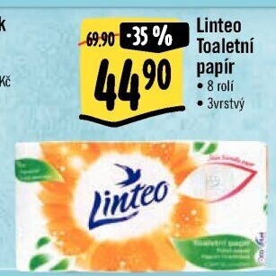 Toaletní papír 3vrstvý Linteo