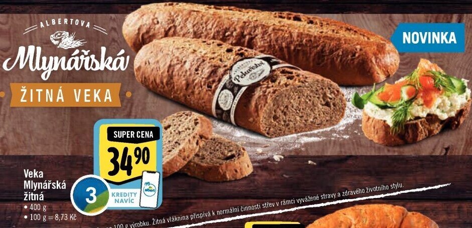Veka Mlynářská žitná Albert