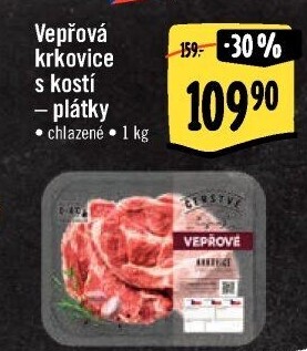 Vepřová krkovice s kostí Albert