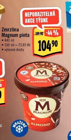 Zmrzlina v kelímku Magnum Algida