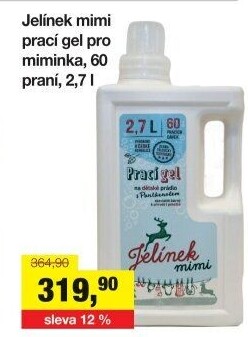 Prací gel Jelínek mimi Jelen