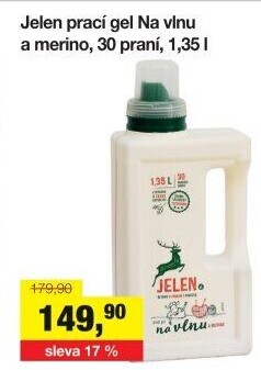 Prací gel na vlnu Jelen