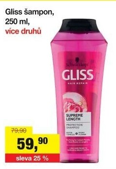 Šampon Gliss Schwarzkopf