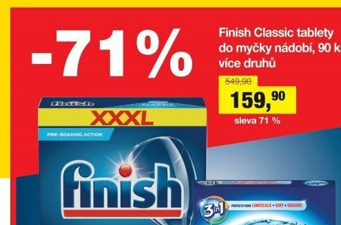 Tablety do myčky Classic Finish