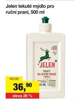 Tekuté mýdlo na ruční praní Jelen