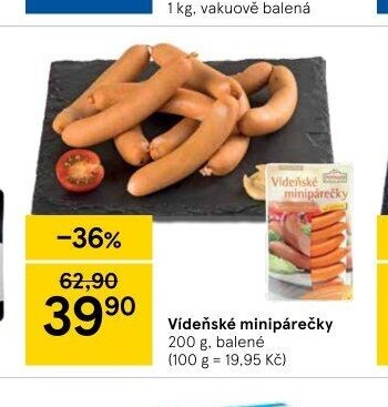Vídeňské minipárečky