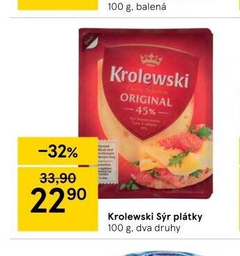 Krolewski Sýr plátky