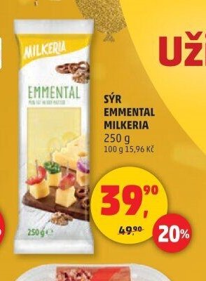 SÝR EMMENTAL MILKERIA 250 g