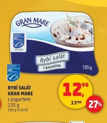 RYBÍ SALÁT GRAN MARE s jogurtem 135 g