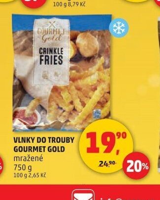 Vlnky do trouby Gourmet Gold