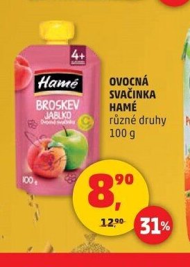 OVOCNÁ SVAČINKA HAMÉ