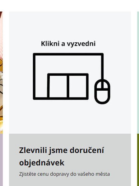 Zlevnili jsme doručení objednávek