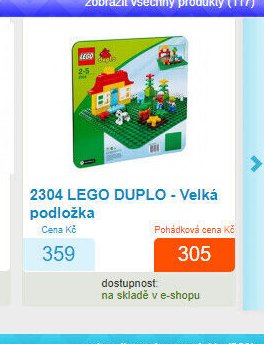 2304 LEGO DUPLO - Velká podložka