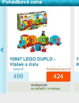 10847 LEGO DUPLO - Vláček s čísly