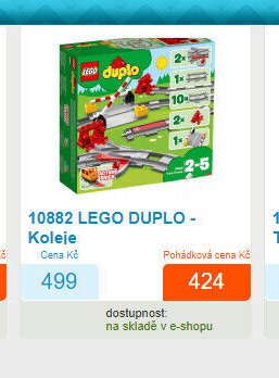 10882 LEGO DUPLO - Koleje