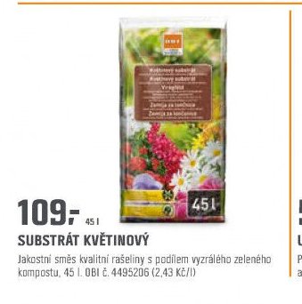 SUBSTRÁT KVĚTINOVÝ
